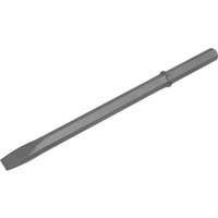 Sealey 1 1/4" hex shank breaker chisel, silver steel, long cylindrical body with flat chisel tip.