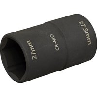 Black Sealey 1/2" drive double-ended deep impact wheel nut socket with 27mm and 27.5mm markings.