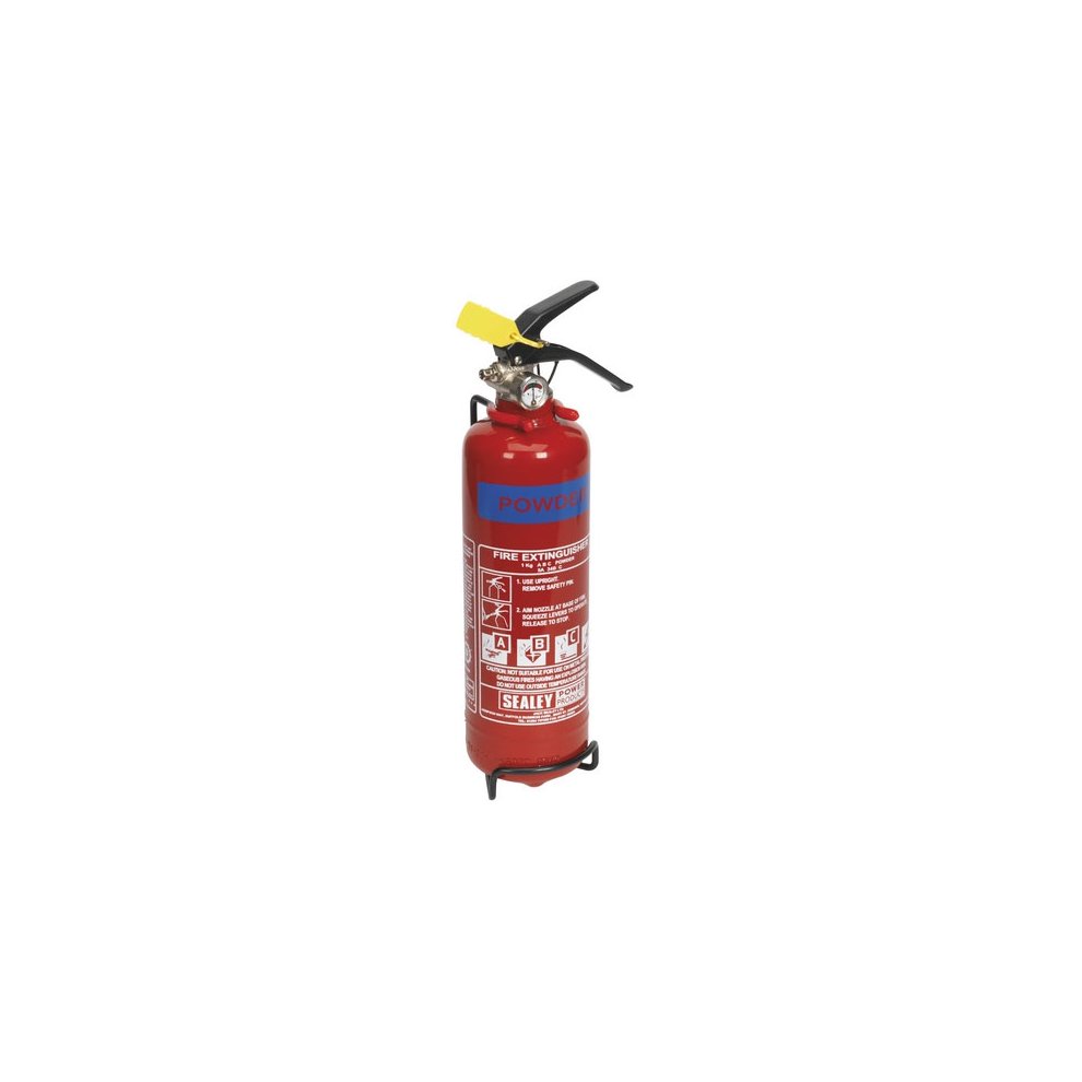 Sealey Sealey Fire Extinguisher 1kg Dry Powder