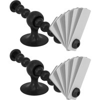 Black and silver Sealey automotive panel gap setting tool set with ergonomic handles and fan-shaped gauge plates.