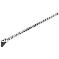 Sealey 3/4" Drive Breaker Bar, long chrome handle with pivoting head and square drive socket.