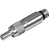 "Silver Sealey 7 Speed DSG gearbox ATF adaptor with knurled grip and threaded end for VAG vehicles"