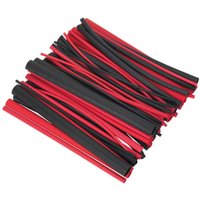 Red and black Sealey heat shrink tubing assortment, 72 pieces with adhesive lining, various lengths and diameters.