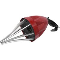 Red and black Sealey Air CVJ Boot Installer Tool with a conical shape and four extending metal prongs.