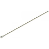 Sealey spline socket bit, extra-long M10 x 800mm, silver, with 1/2in square drive and slender cylindrical shape.