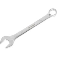 Silver Sealey combination spanner, super jumbo size, 44mm, with open-end and ring-end, engraved with "Premier".