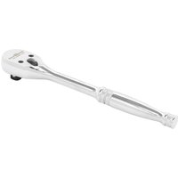 Sealey AK661DF 3/8" drive pear head ratchet wrench, polished silver finish with ergonomic handle design.