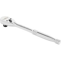 Sealey AK662DF 1/2" drive pear head ratchet wrench, polished chrome finish with ergonomic handle design.