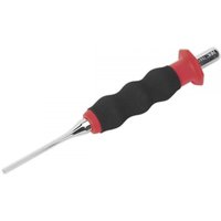 Sealey AK91313 pin punch with black ergonomic grip, red accents, and 3mm silver metal tip.