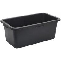 Black Sealey AP5060 storage container, 60L capacity, rectangular shape with smooth sides and reinforced edges.
