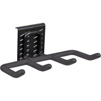 Black Sealey APH 4 Way Storage Hook with four curved hooks and a square mounting plate.