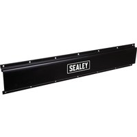 Black Sealey APH wall mountable storage rail with multiple screw holes and Sealey logo in white.