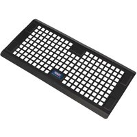 Black Sealey magnetic pegboard with grid pattern and central logo.
