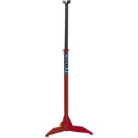Red and black Sealey high-level support stand with adjustable height and wide base, 2-tonne capacity.