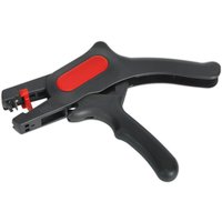 Black and red Sealey automatic pistol grip wire stripper with ergonomic handle and adjustable stripping mechanism.