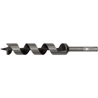 Sealey auger wood drill bit, 28mm diameter, 235mm length, with spiral flutes and sharp tip for precision drilling.