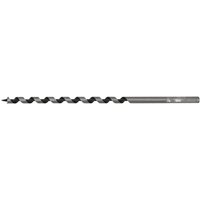 Sealey AW8x235 auger wood drill, 8mm diameter, 235mm length, spiral flutes, silver steel finish.