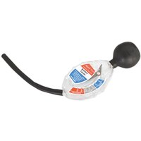 Clear Sealey Battery Fluid Tester with black rubber bulb and flexible nozzle, featuring a color-coded scale.