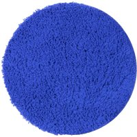 Blue Sealey terry bonnet pad with hook and loop backing, circular and textured for polishing applications.