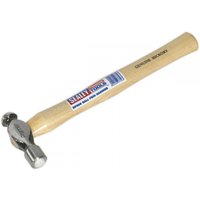 Sealey BPH08 ball pein hammer with polished metal head and light hickory wood shaft.