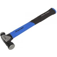 Sealey BPHG16 ball pein hammer with blue fibreglass shaft, black grip, and 16oz steel head.