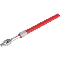 Extendable Sealey breaker bar with red handle and silver 3/4" square drive, adjustable from 540mm to 800mm.