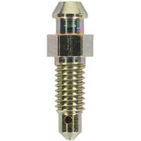 Gold Sealey brake bleed screw M6 x 29mm with hexagonal head and threaded body, pack of 10.