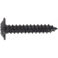 Black self-tapping screw, 3.5 x 19mm, flanged head, Pozi drive, pack of 100 by Sealey.