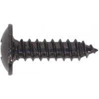 Black flanged head self-tapping screw, 4.2 x 16mm, Pozi drive, pack of 100 by Sealey.
