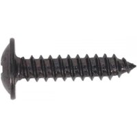 Black flanged head self-tapping screw, 4.2 x 19mm, with Pozi drive, pack of 100 by Sealey.