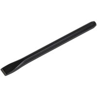 Black Sealey cold chisel, 19 x 250mm, with a flat cutting edge and tapered body for metalworking tasks.