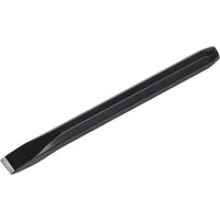Black Sealey cold chisel with a flat cutting edge and hexagonal body design.
