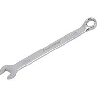 Silver Sealey 3/8in combination spanner with open end and ring end, engraved with "Premier" and size markings.