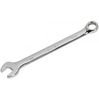Sealey CW12 combination spanner 12mm, silver chrome finish, open-end and ring on opposite sides, engraved size markings.