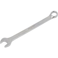 Silver Sealey combination spanner, 1-inch size, with open-end and ring-end, sleek design with engraved branding.