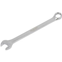 Sealey CW14AF silver combination spanner, 1-1/16in, with open end and ring end, polished finish.