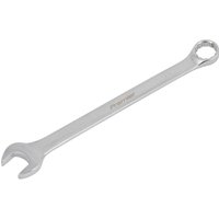 Silver Sealey combination spanner 1-1/8in with open end and ring end, featuring a polished finish.