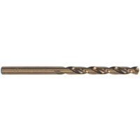 Hss cobalt drill bit Ø5mm, metallic finish, spiral flutes, Sealey brand, pack of 10.