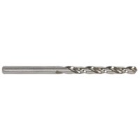Sealey DB075FG HSS drill bit, silver, fully ground, 7.5mm diameter, pack of 10, spiral fluted design.