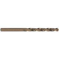 Sealey DBI14CB HSS cobalt drill bit, Ø1/4in, metallic finish, spiral flutes, pack of 10.
