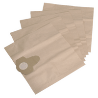 Sealey dust collection bags for PC300, beige paper with cardboard collar, pack of 5.