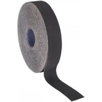 Sealey ER255040 Emery Roll, blue twill, 25mm x 50m, 40 grit, coiled roll with visible abrasive texture.