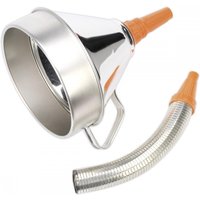 Sealey Metal Funnel with Flexible Spout & Filter 200mm - image 3