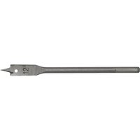 Sealey flat wood bit, 12mm diameter, 152mm length, silver steel with pointed tip and hex shank.