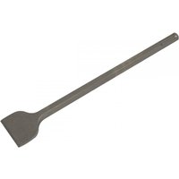 Sealey wide chisel, 80 x 390mm, steel, flat blade, compatible with Hilti TP805/TE905/TE1000.
