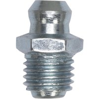 Sealey Grease Nipple Straight 1/4" BSP, silver metal with hexagonal base and threaded end.