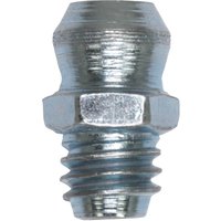 Sealey Grease Nipple Straight M6 X 1mm, metallic finish, hexagonal base, threaded end, compact design.