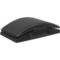 Black Sealey hand sanding block with ergonomic curved top and flat base.