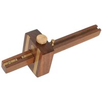Sealey Hardwood Mortise Gauge with brass fittings, adjustable slide, and dark wood finish.