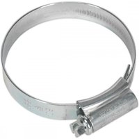Sealey Hi-Grip zinc-plated hose clip, adjustable Ø45-60mm, with screw mechanism, pack of 20.